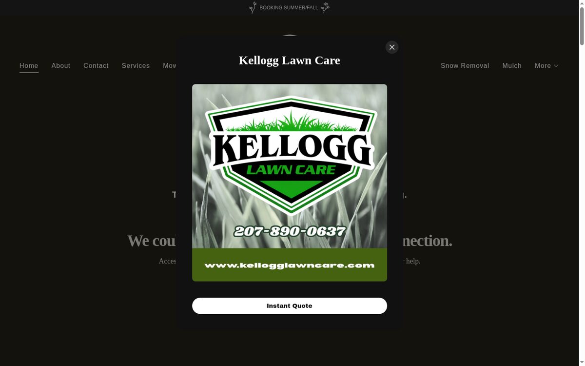 Kellogg Lawn Care website designed by TEP Creative