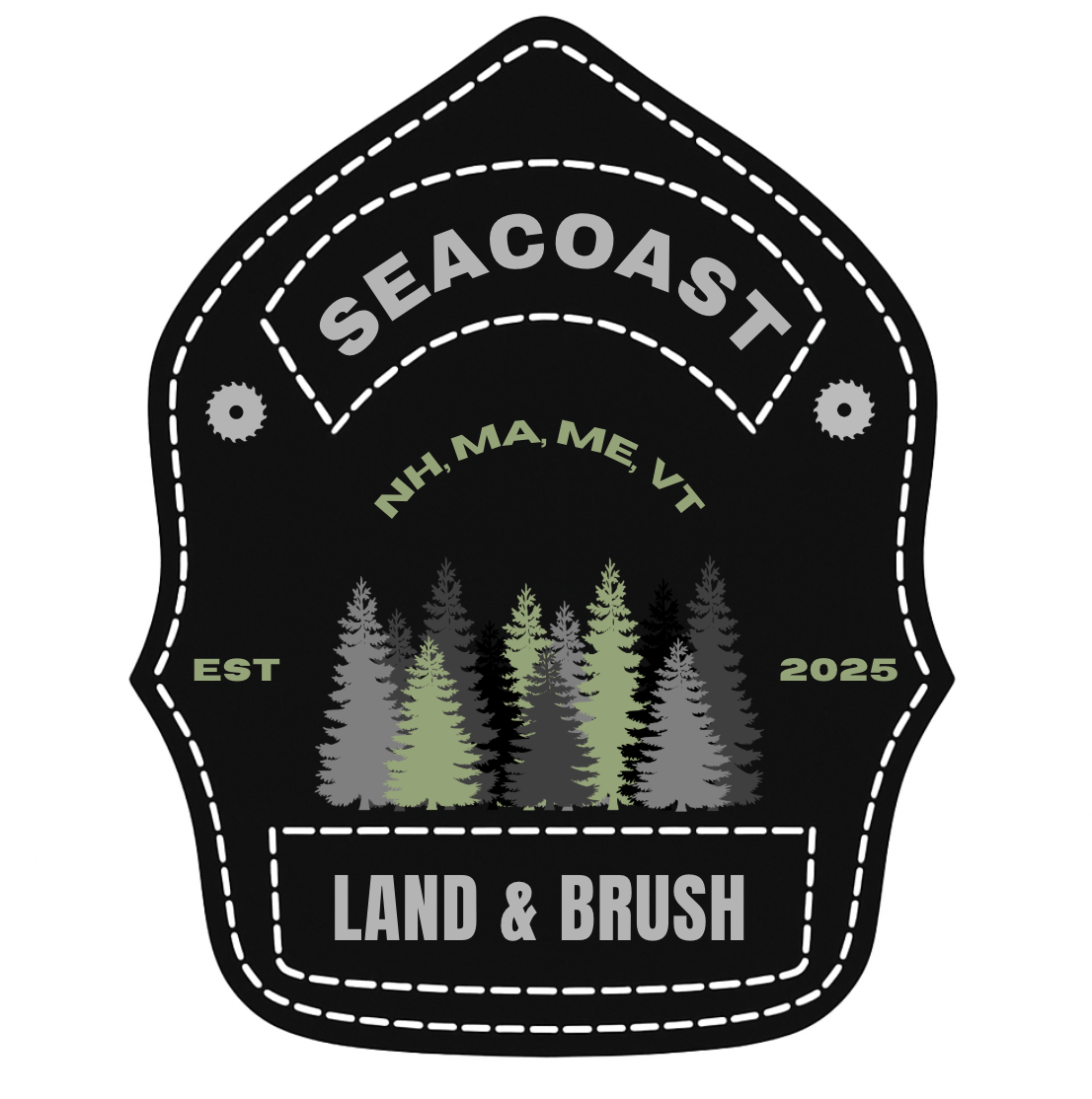 Seacoast Land & Brush logo designed by TEP Creative