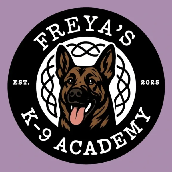 Freya's K9 Academy logo designed by TEP Creative