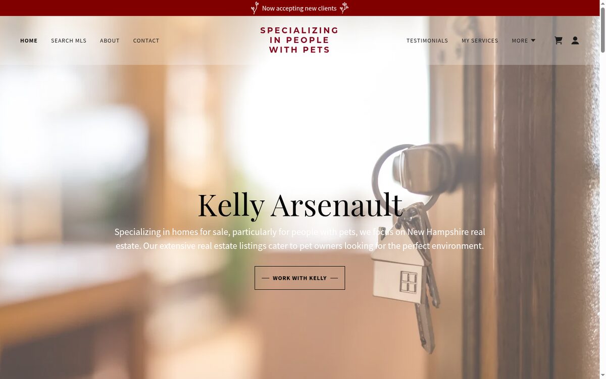 Kelly Sells NH website designed by TEP Creative
