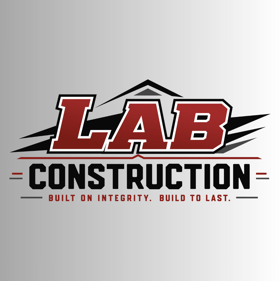 LAB Construction logo designed by TEP Creative